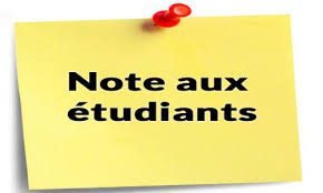 Note aux étudiants du CP