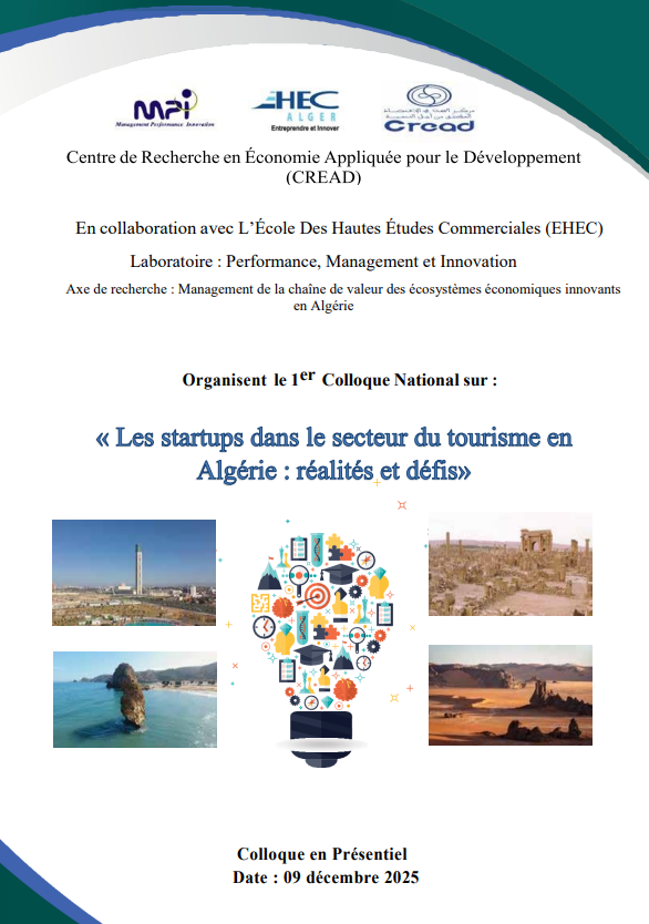 1er Colloque National sur les Startups du Secteur Touristique en Algérie