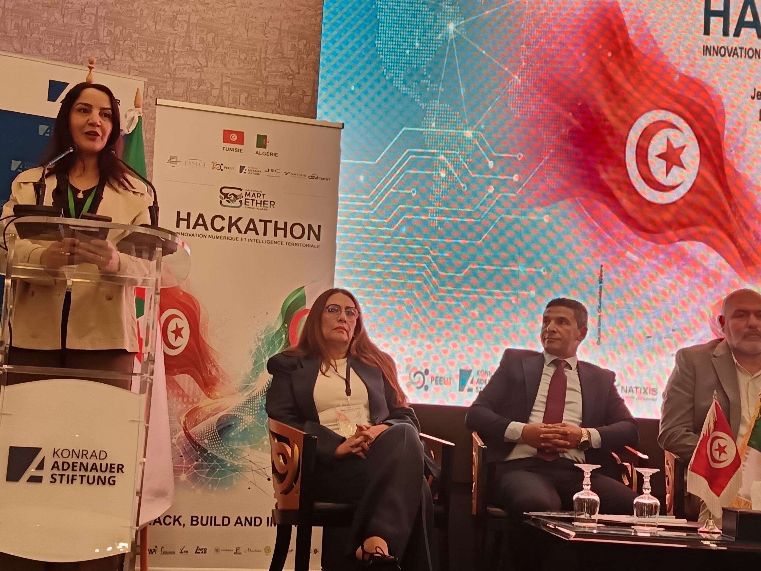the first day of the Smart2Gether Hackathon